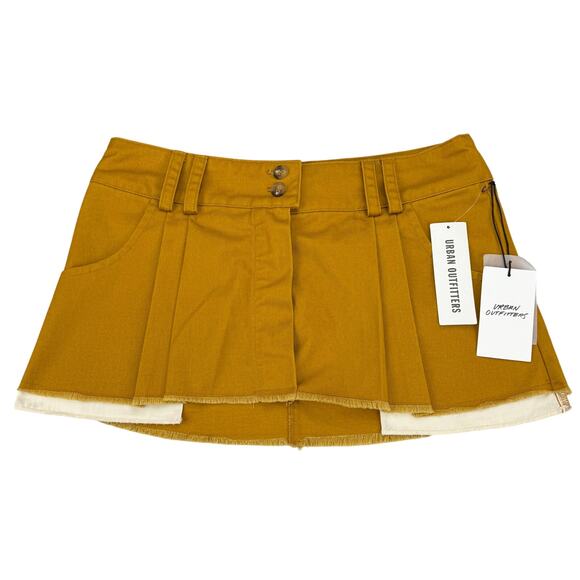 NWT BDG UO Sydney Pleated Low Rise Micro Mini Skirt Size XS - Picture 4 of 8